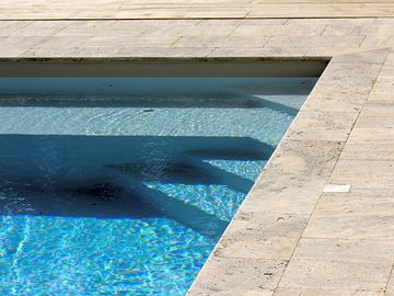 By the pool