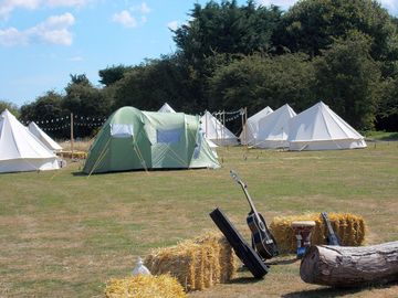 Party of bell tents