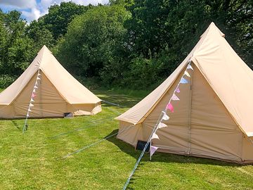 Bell tent exterior (added by manager 24 mar 2023)