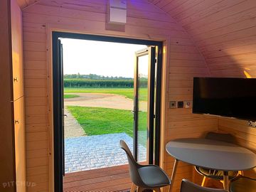 View from the pods