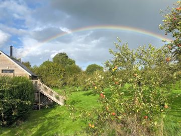 Look up for rainbows and when it’s dark look up for stars