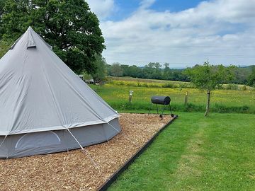 Bell tent exterior