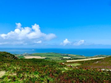 View from the site over strumble head to the sea (added by manager 16 apr 2019)