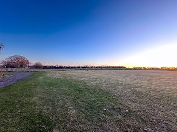 View of the site from the parking area
