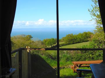 Sea view from hut