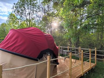 The dome on private decking