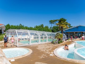 Interior and exterior pool