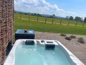 View towards the cleveland hills from the hot tub (added by manager 10 jan 2024)