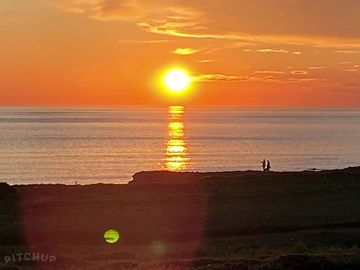 Campsite sunset