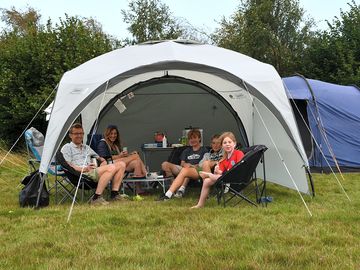 Space for gazebos included