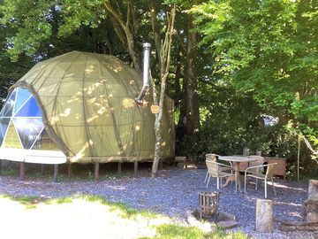Geodesic dome and outdoor seating (added by manager 07 may 2023)