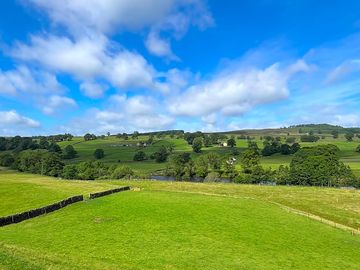 Looking across the field