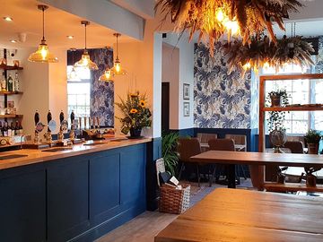 Our newly refurbished pub for 2022 bar area
