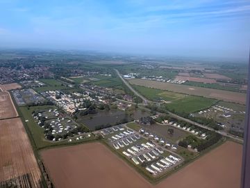 Aerial view of the site