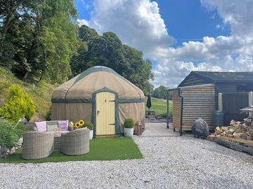 Thistlebank yurt and private garden