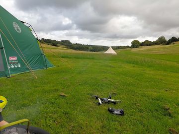 Huge distances between tents