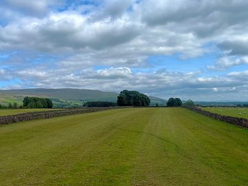 Camping field with far-reaching views