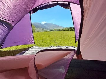 View from a tent