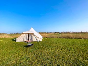 Bell tent exterior