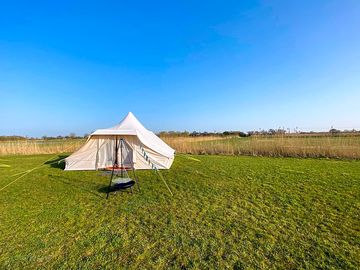 Bell tent exterior (added by manager 10 aug 2022)