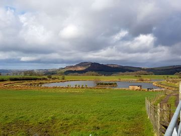 Campsite field by the fishery