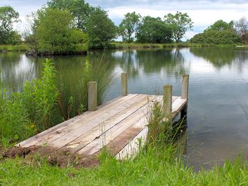 Trout lake short walk from the site