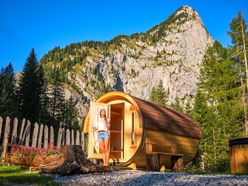 Barrel glamping experience