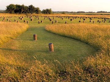 Woodhenge neolithic site near stonehenge