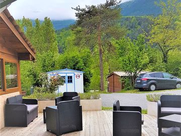 Seating on the terrace