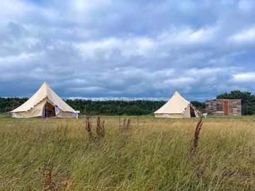 Exterior of bell tents (added by manager 17 jan 2023)