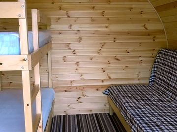 Inside one of the pods