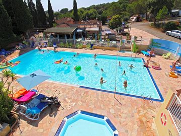 Heated outdoor pool