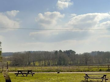 Campsite picnic area