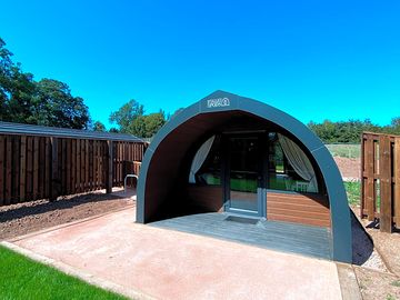 Pod in private outdoor space