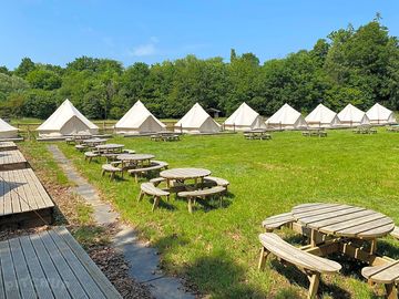 Picnic tables