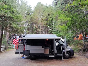 Modified camping truck