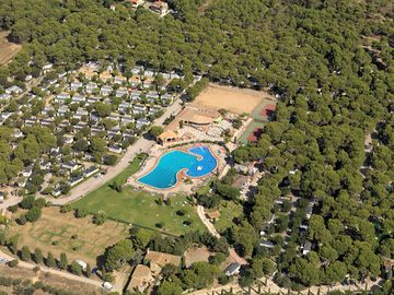 Aerial photo of the site