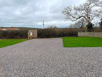 Electric grass and gravel pitch