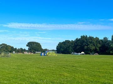 View across the campsite