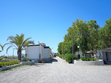 Bungalows fronting the beach