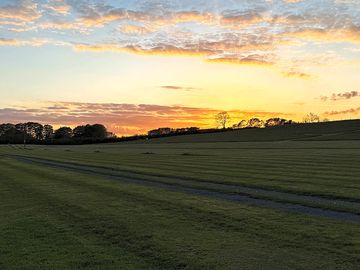 Sunset at long moor farm
