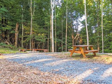 Picnic bench area