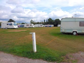 Spacious electric grass pitches