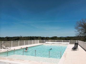 Private heated swimming pool