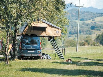 A place in upper camp for a tent or small camper, the wiev is awesome!