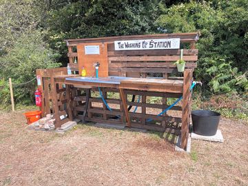 Our washing up area