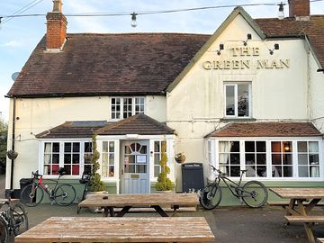 Front of the pub