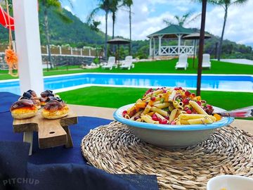 Poolside snacks