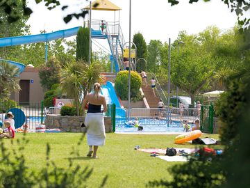Water slide at ombra pool
