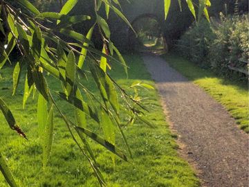 Public footpath or cycle route along the river going under the bridge (added by manager 21 nov 2018)